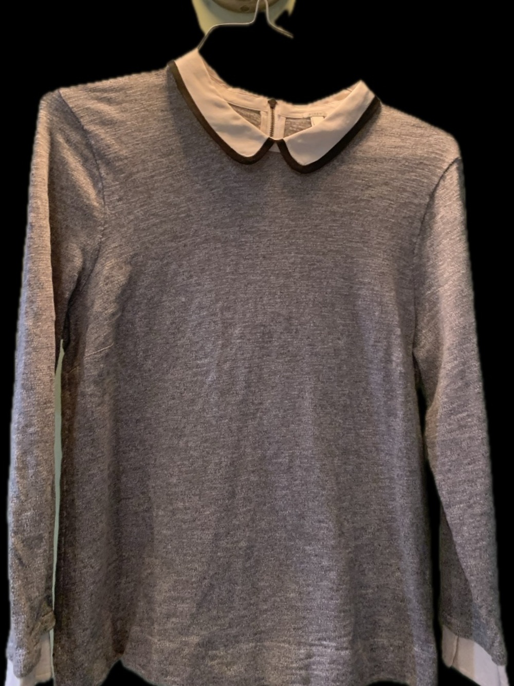 JCREW Peter Pan Collared Sweatshirt